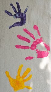 art finger paint handprints art finger paint handprints